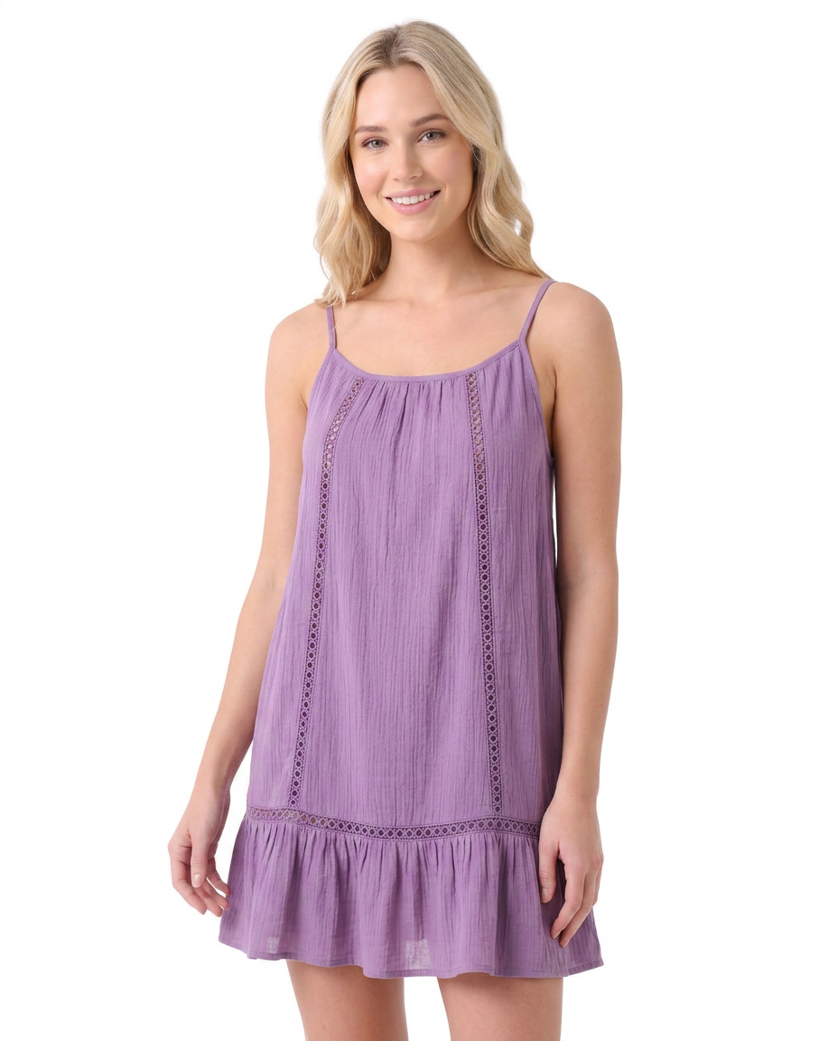 77705 Crochet Trim Slip Dress – Cromer Company Store