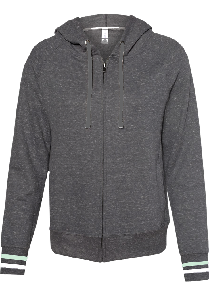 44243 Adult Unisex Sport Stripe Zip Hoodie – Cromer Company Store